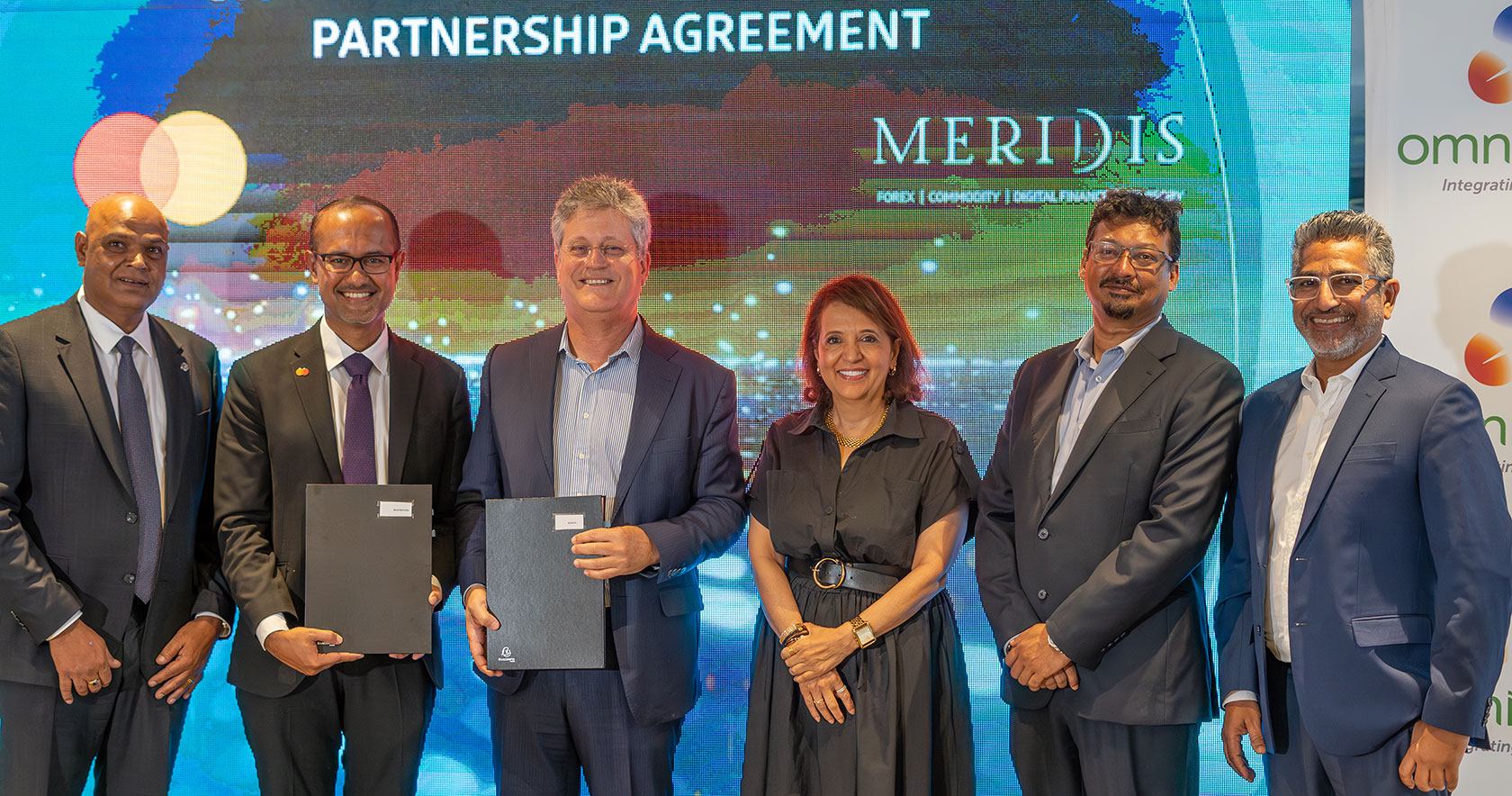 Meridis-Mastercard signing ceremony